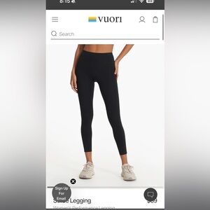 Vuori Black Women's Leggings